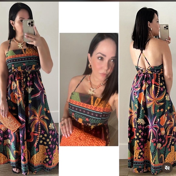 Made in Italy Cotton Maxi Dress - Picture 4 of 6